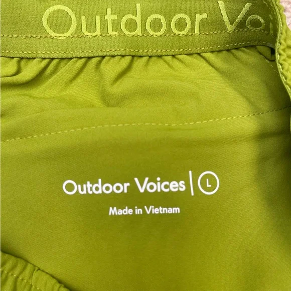 Outdoor Voices High Stride Pants Size Large Mossy - Picture 8 of 10